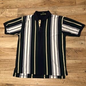 Knight of Round Table vintage striped shirt size M.